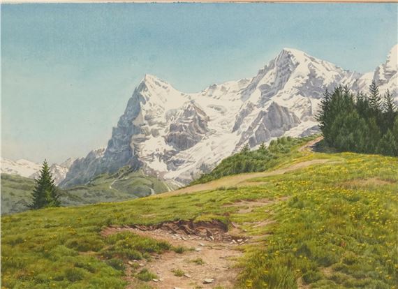 Joan Morgan | The Monch and the Eiger | MutualArt