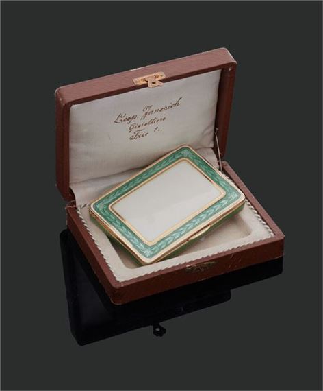 Box in vermeil 2nd title 800‰ - Leopoldo Janesich