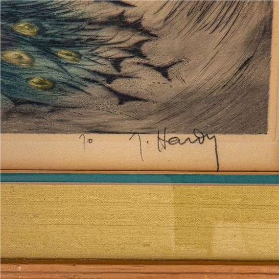 Jean Hardy | Lady with Peacock (Circa 1920) | MutualArt