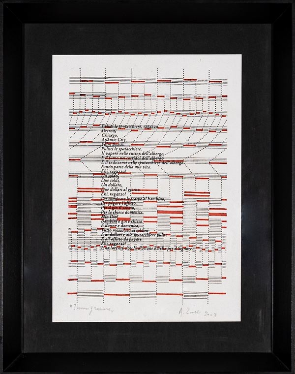 Artwork by Anna Torelli, Immigrazione