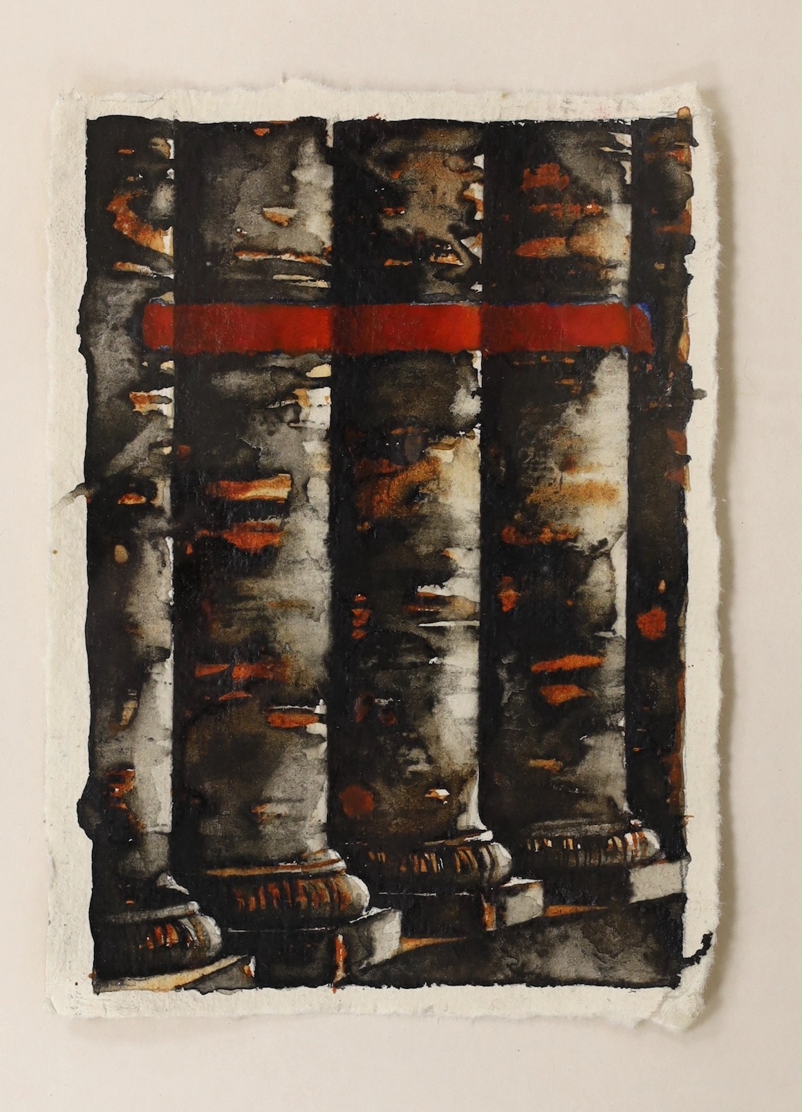 Graham Dean | watercolour on handmade Indian paper | MutualArt