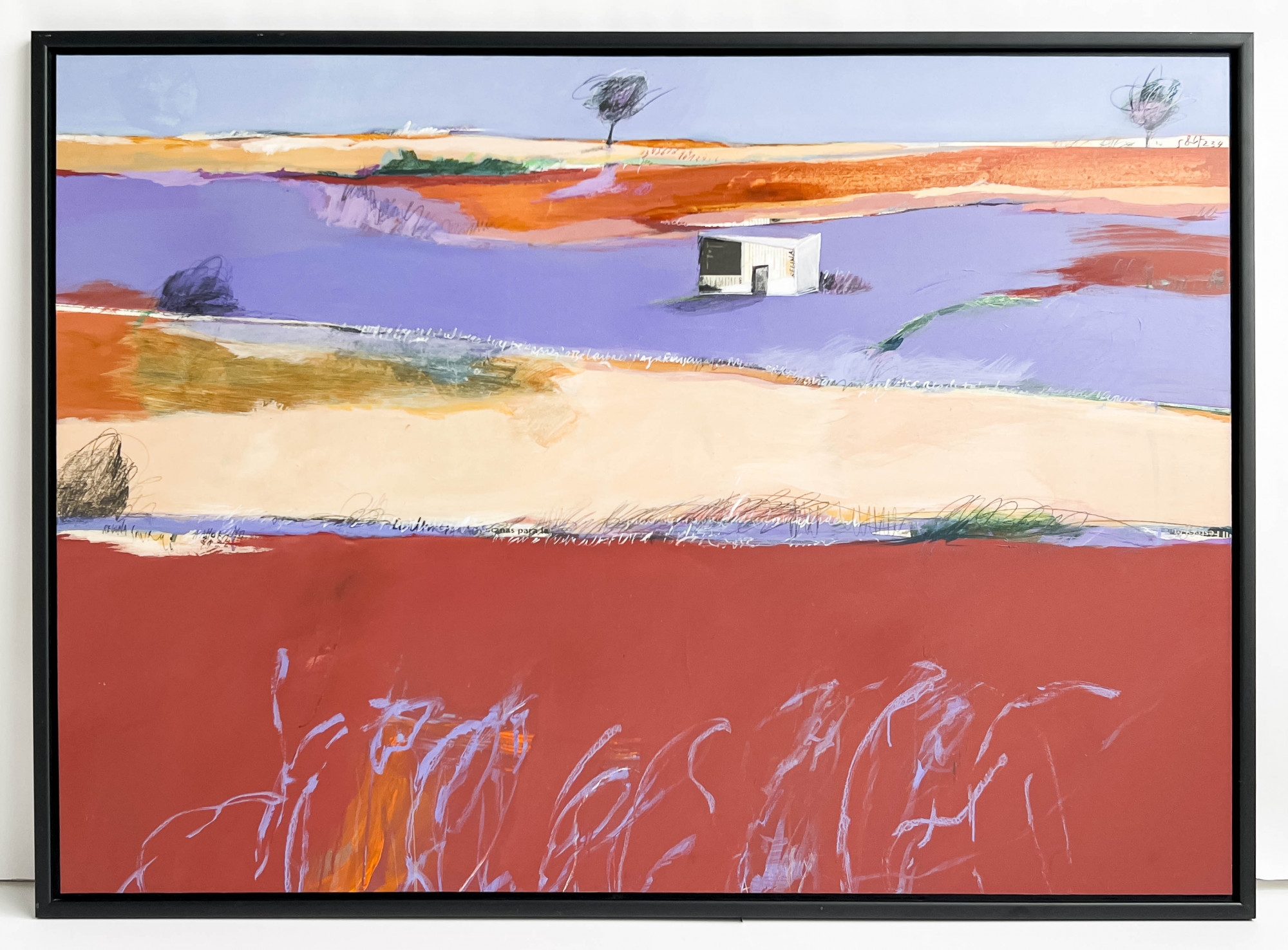 Artwork by Regina Saura, Pla, Made of mixed media on canvas