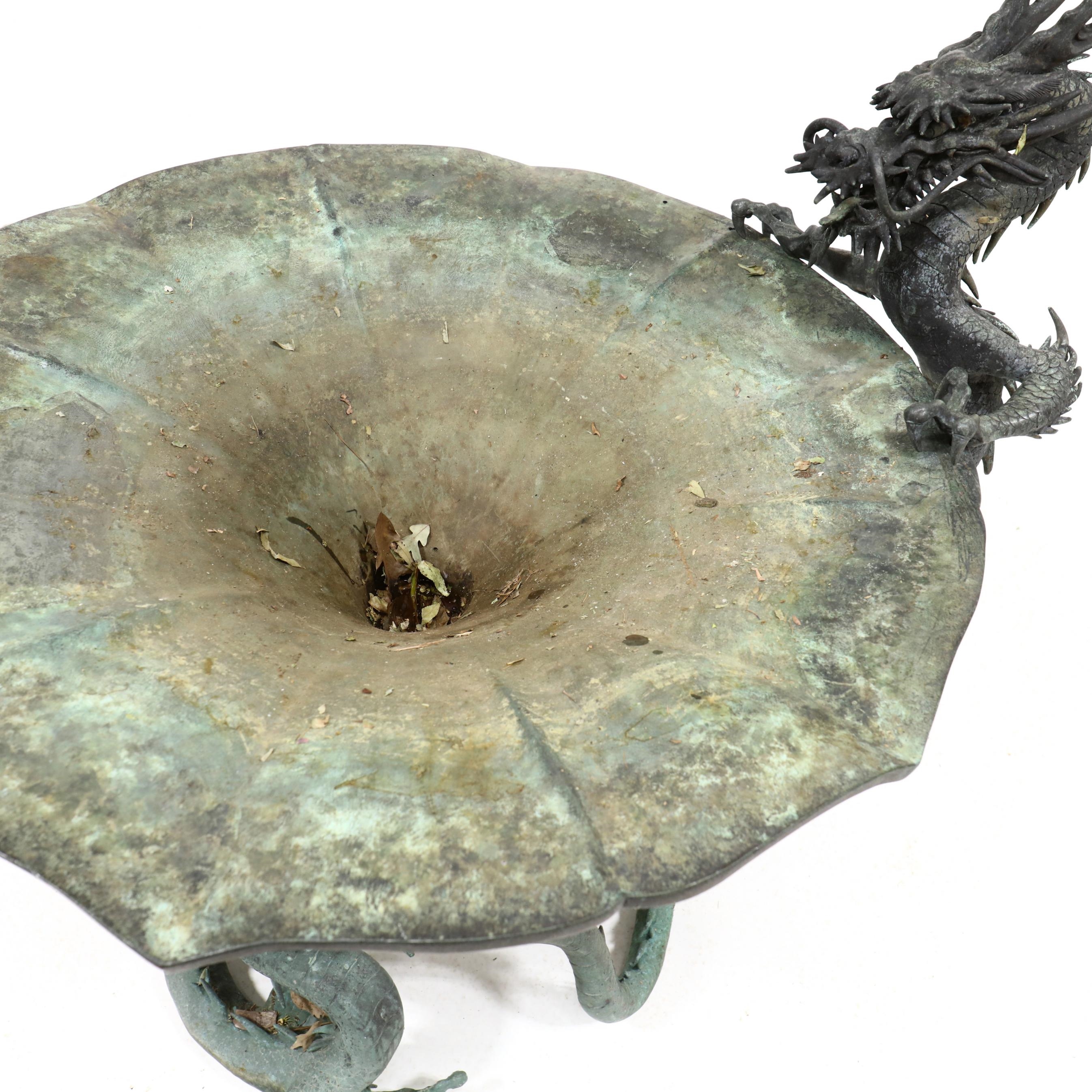 Japanese School A Monumental Japanese Bronze Dragon Sculpture MutualArt