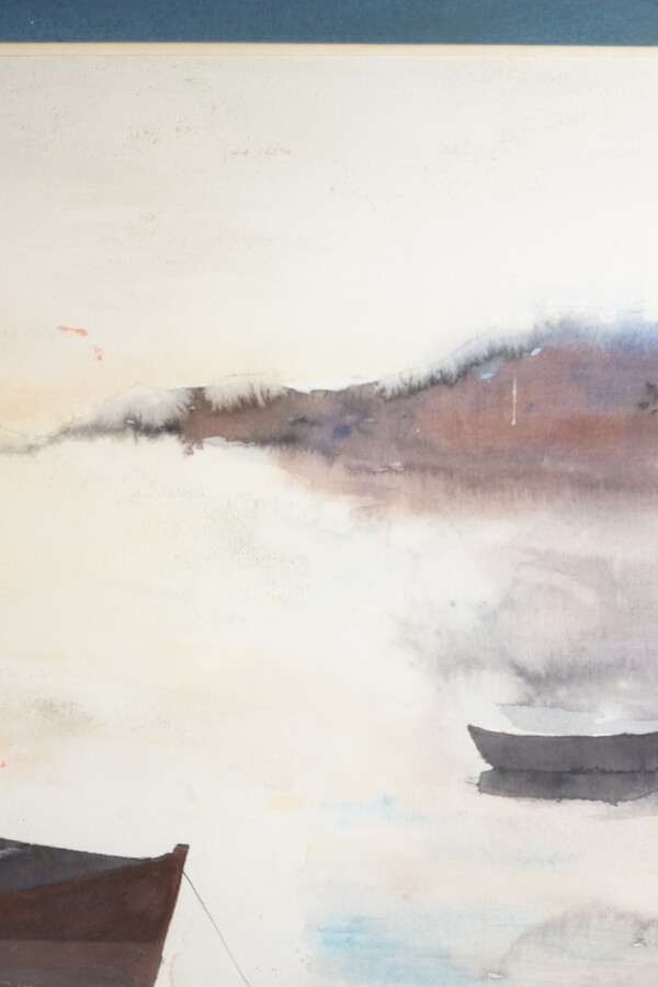 Pascal Etchenic | Barque à marée basse | MutualArt