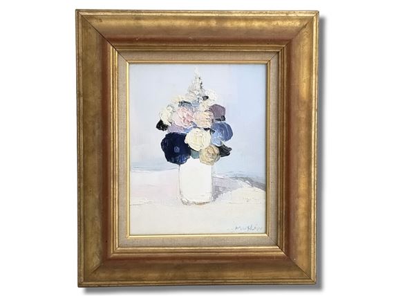 Bouquet sur fond blanc by Joseph A. Muslin