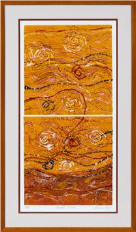 Ancient Tracks - yellow - Carmen Ky