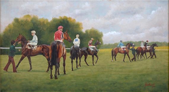 Ernesto H. Fairhurst | Ernest Fairhurst,th c - The Race Meet | MutualArt