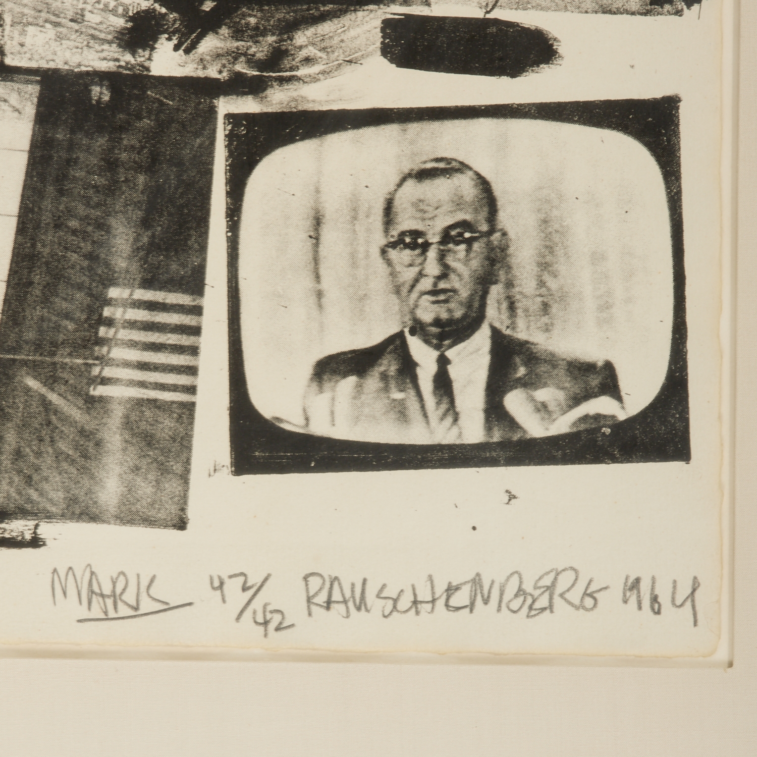 Robert Rauschenberg | Mark (1964) | MutualArt