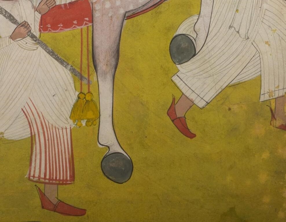 Indian School | Indian Equestrian Painting of Rajput Ruler | MutualArt