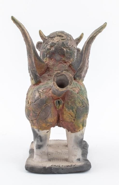 Louis Mendez, Louis Mendez Ceramic Nude Centaur Sculpture