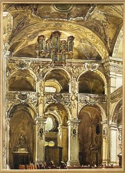 Interior of a Church - Pierre Godefroid
