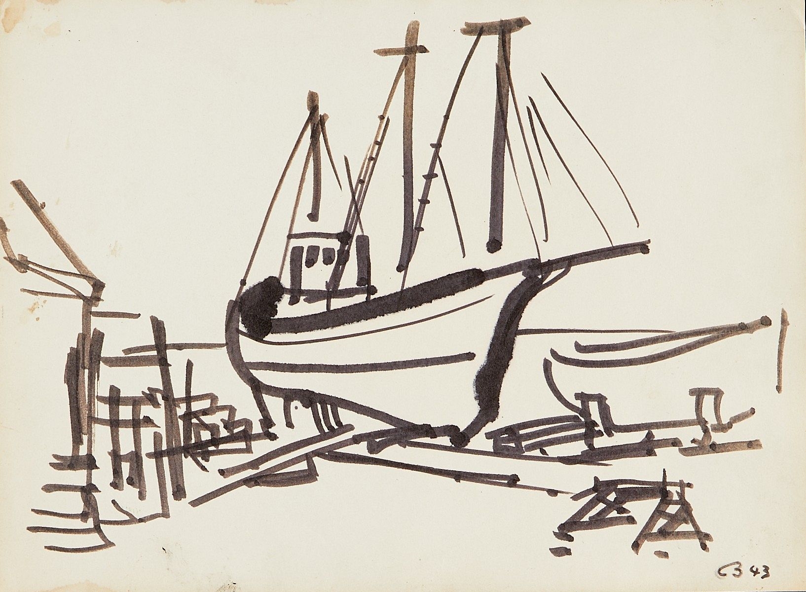 Cameron Booth | 2 Sketches by Cameron Booth | MutualArt
