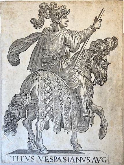 Titus Vespasianus Aug by Antonio Tempesta, 1596