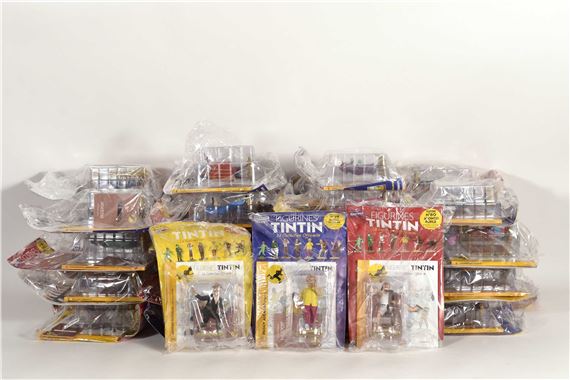 Lot of Tintin figurines from La Collection officielle (The official collection) - 2011-2015 by Hergé