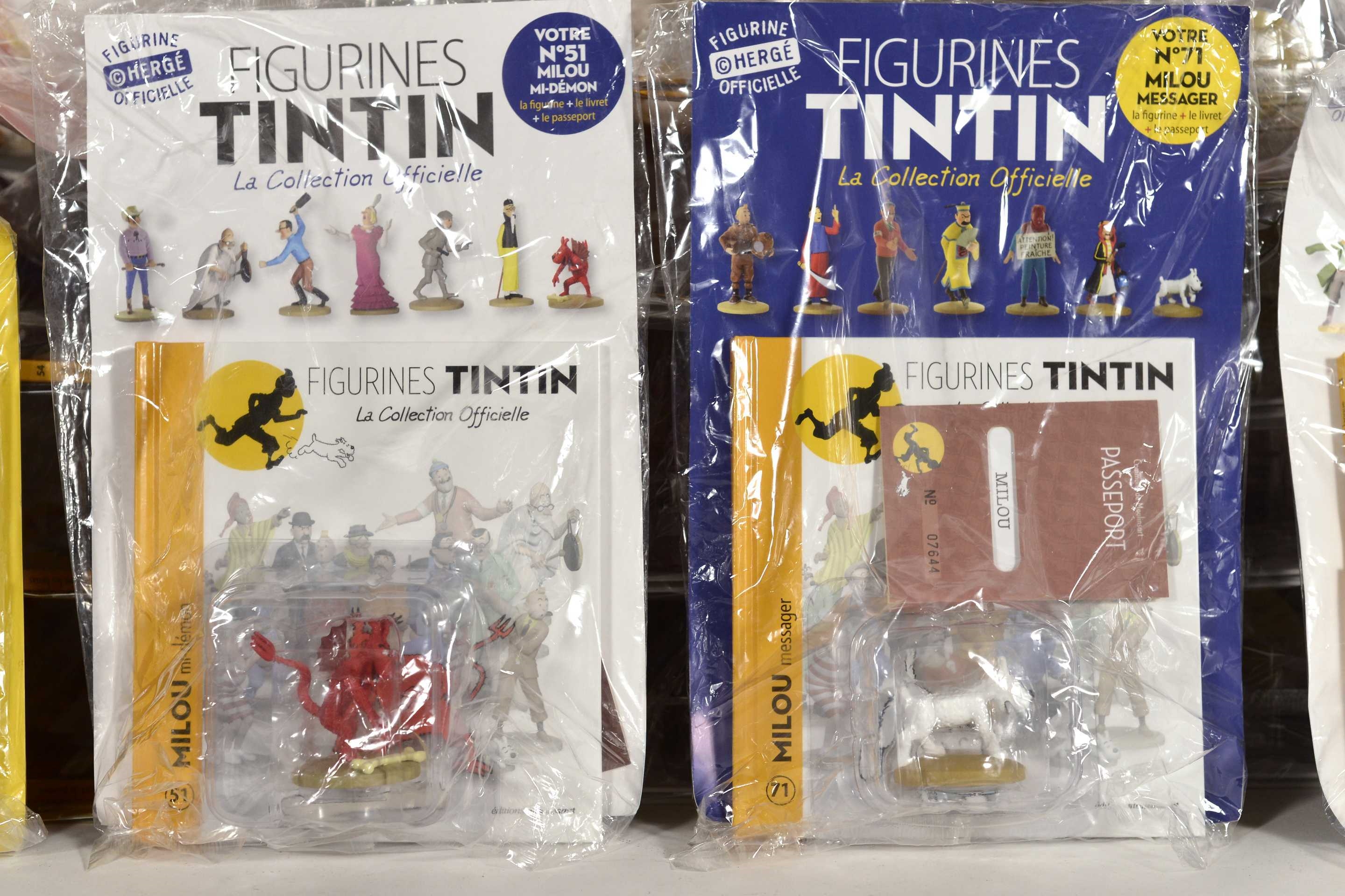 Hergé  Lot of Tintin figurines from La Collection officielle (The