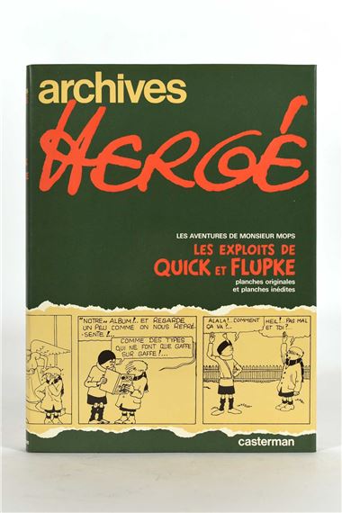 Archives Hergé, Quick et Flupke - 1978