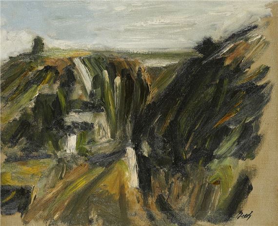LANDSCAPE by Charles Brady, dated October 1956