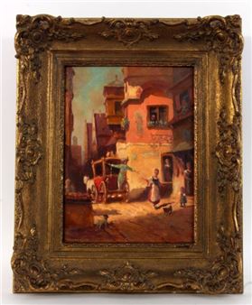 HEMPEL-BEYER Germany, 20th century 'Die Liebesbotschaft' (original title) - Hempel Beyer