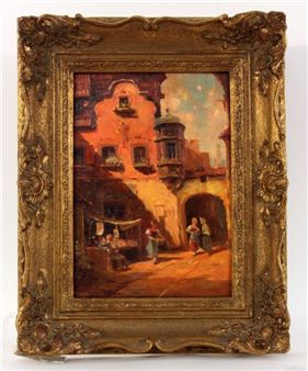 HEMPEL-BEYER Germany, 20th century 'Der Antiquar' (original title) - Hempel Beyer