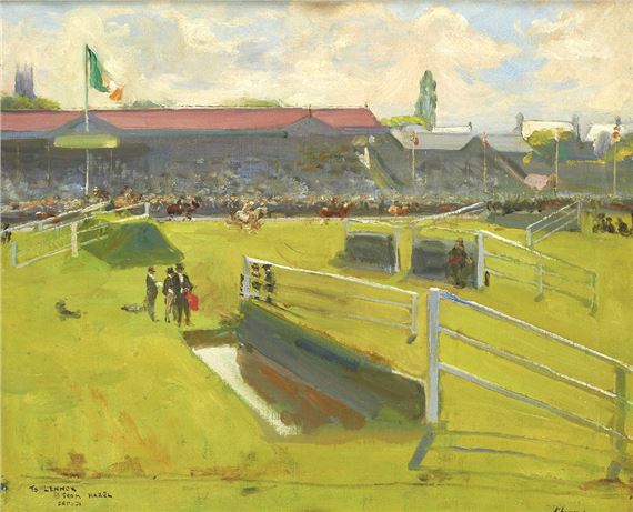 DUBLIN HORSE SHOW by John Lavery