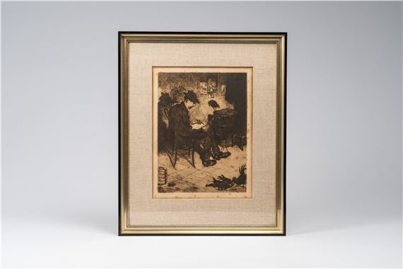 'Confrère' by Jules de Bruycker, dated 1906