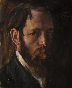 Autoportrait présumé de l'artiste - Hans Otto Spreng