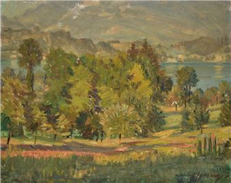 Bosquet d'arbres - Hans Otto Spreng