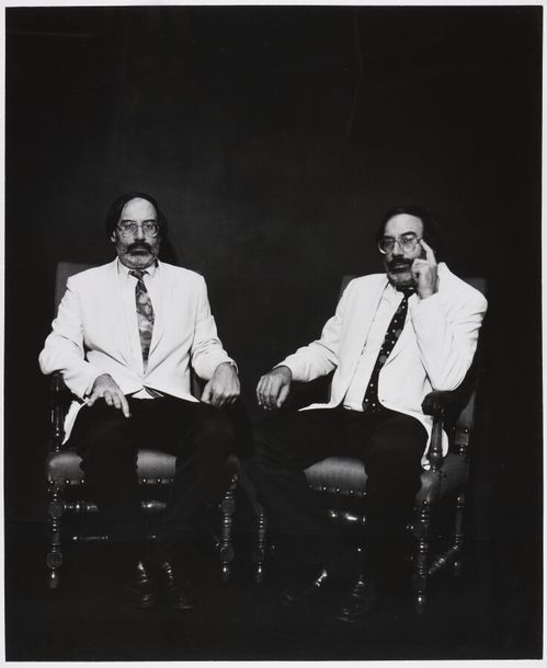 Artwork by Jean-claude Guillaumon, Autoportrait de Jean et Claude, 1992.