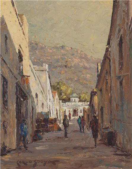 TOWN SCENE by Carlo Sdoya