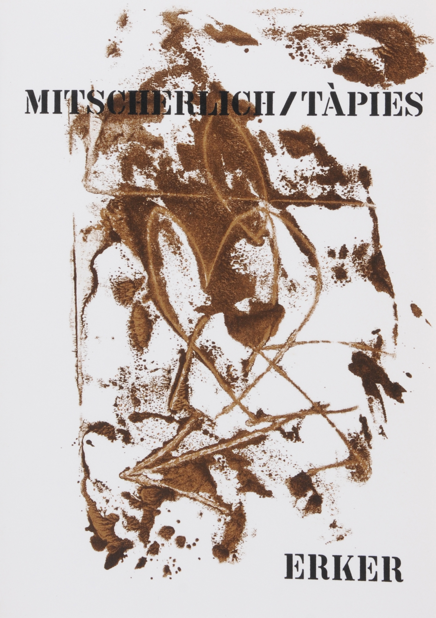Artwork by Antoni Tàpies, Portfolio. Sinnieren über Schmutz, Made of lithographs printed in colors