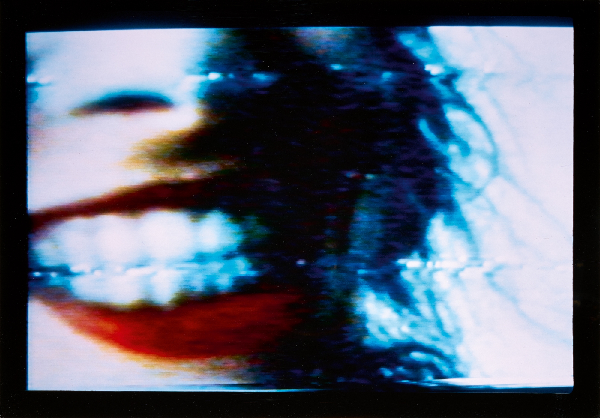 Artwork by Pipilotti Rist, Videostills, from "I'm Not The Girl Who Misses Much", Made of prints