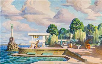 Sevastopol. Summer day - Anatoli Ivanovitch Soukhorukikh