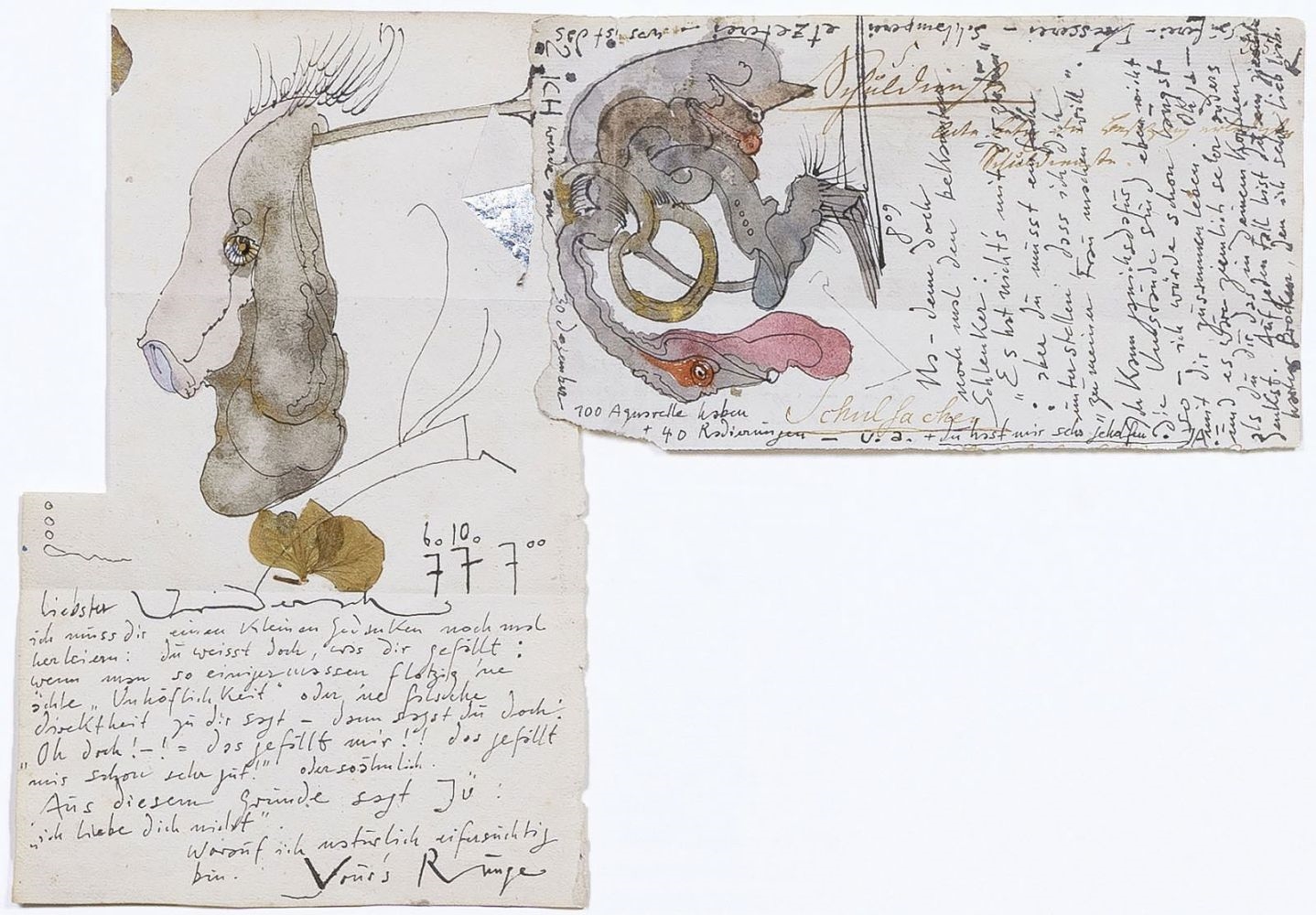 Horst Janssen | Five works from the collection Rackow | MutualArt