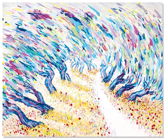 Treepainting Nr. II by Christian Peltenburg-Brechneff, 1993