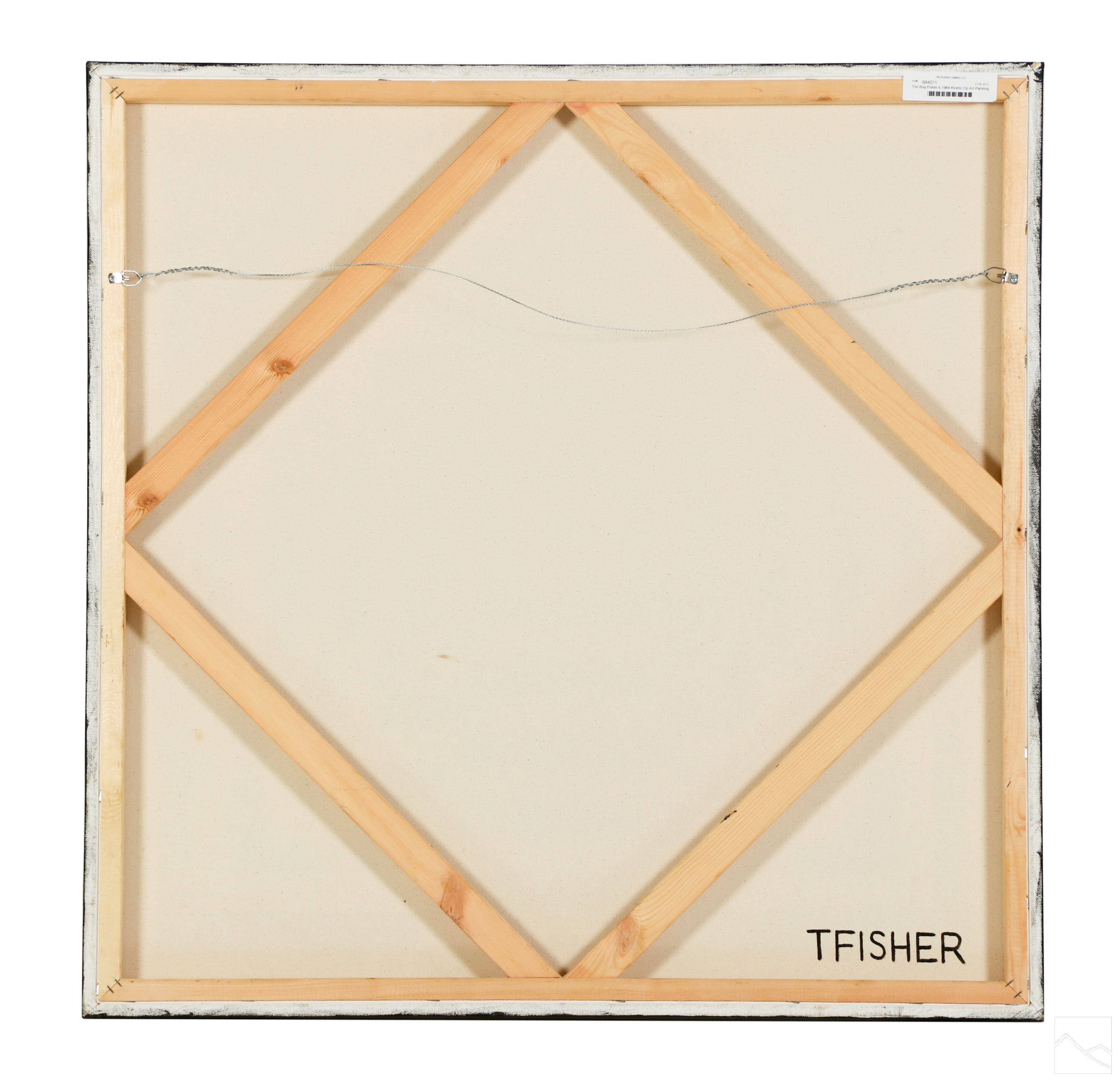 Tim Ray Fisher | Tim Ray Fisher b.1969 Kinetic Op Art Painting (1969 ...