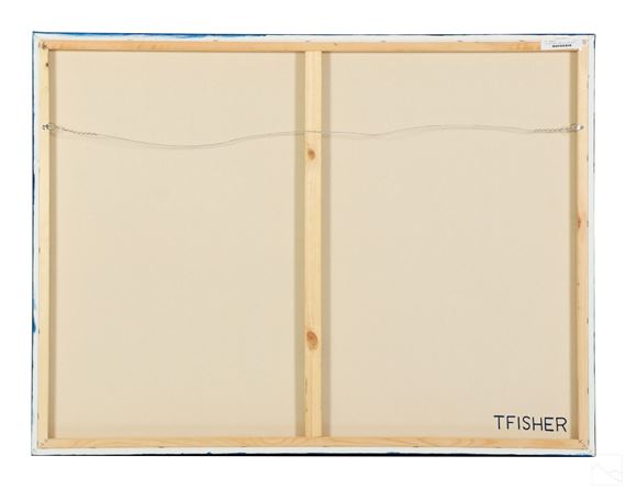 Tim Ray Fisher | Tim Ray Fisher b.1969 Color Field Op Art Painting ...