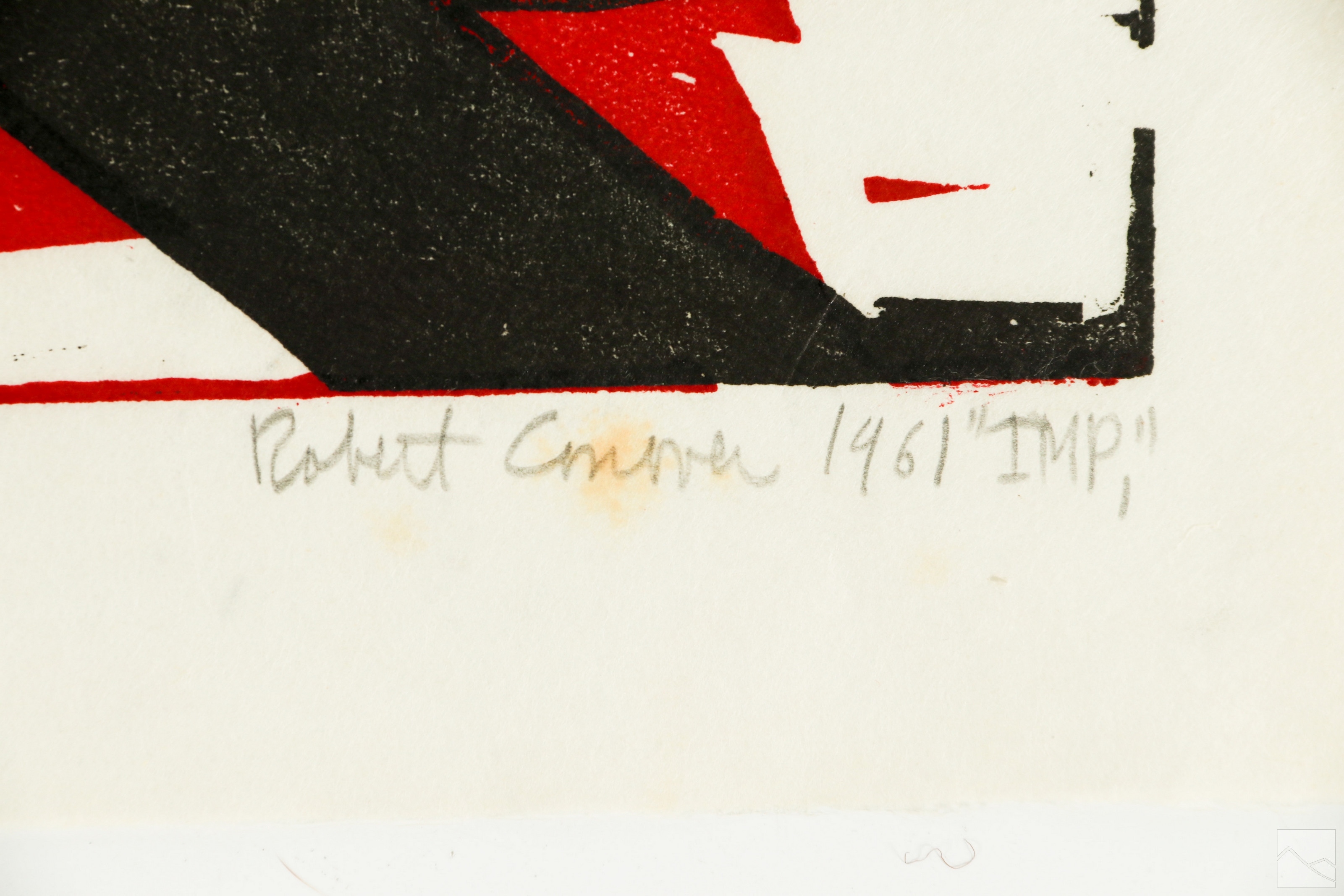 Robert Conover | Robert Conover 1920-1998 Abstract Woodblock SIGNED ...