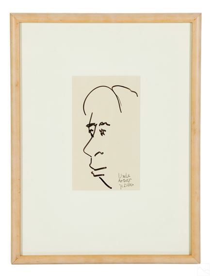 Phyllis Diller 1917-2012 Modern Abstract Drawing