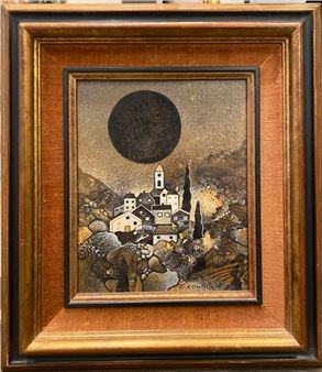 Black moon in the village - Gilles Coudou