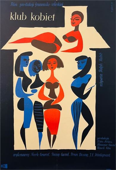 Wiktor Gorka | KLUB KOBIET/WOMEN'S CLUB Raph Habib. 1956. 60x85 cm ...