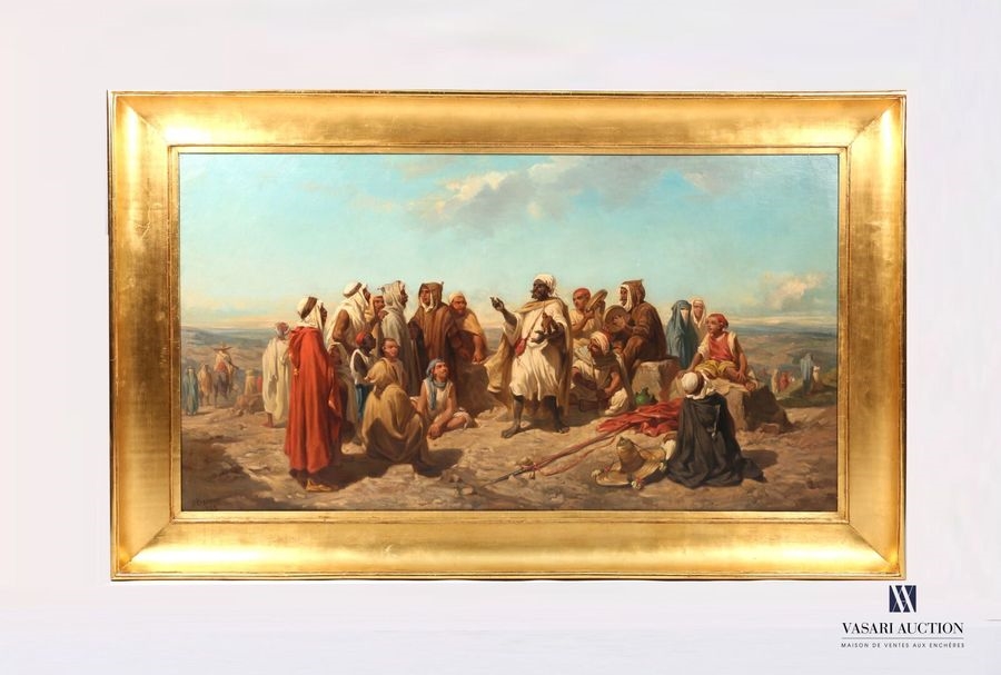 Artwork by Antoine Bronzi, The Storyteller, Made of Oil on canvas