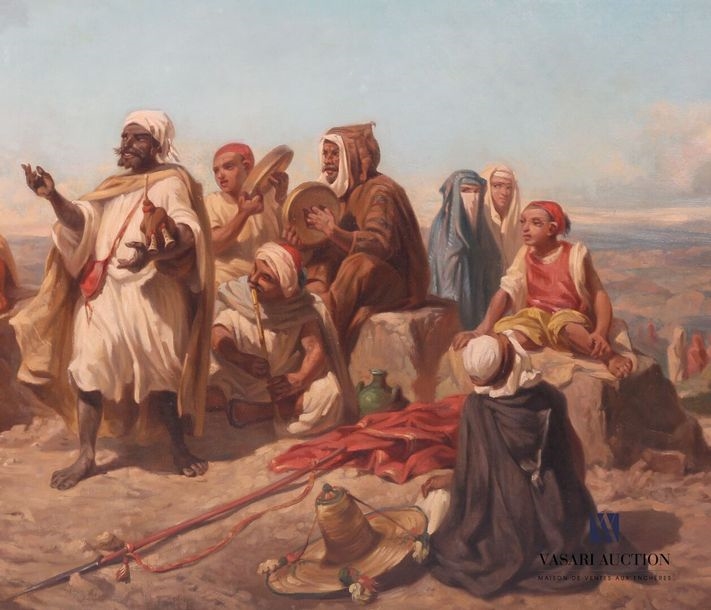 Artwork by Antoine Bronzi, The Storyteller, Made of Oil on canvas