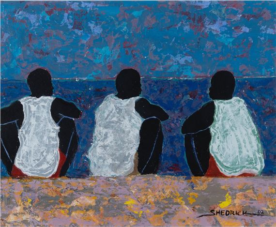 Figures on a Beach - Deborah Shedrick