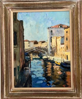 Venetian Scene - Marcel Gatteaux