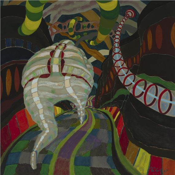 AMERICAN RIBBON ROAD, 1967 by Jack McLarty, 1967