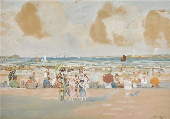 Ladies on the Beach by James Kay
