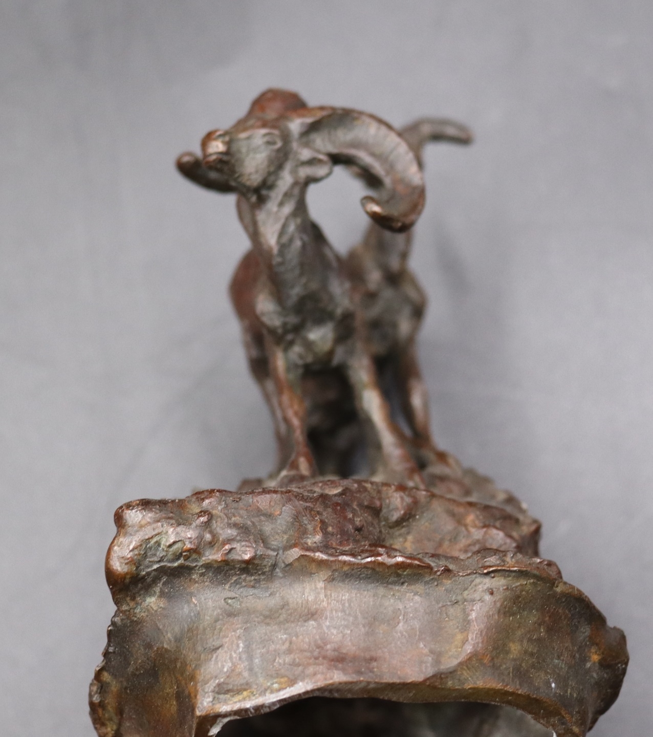Charles Marion Russell Bronzes with brown patina MutualArt