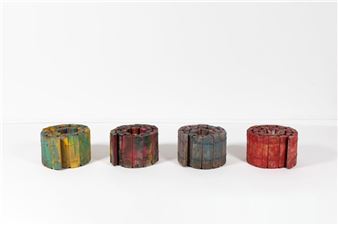 Peintures roulées - Daniel Dezeuze