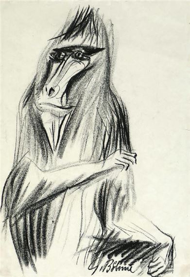 Pavian by Gerd Böhme