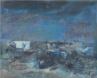 PAISAJE NOCTURNO - Adolfo de Ferrari